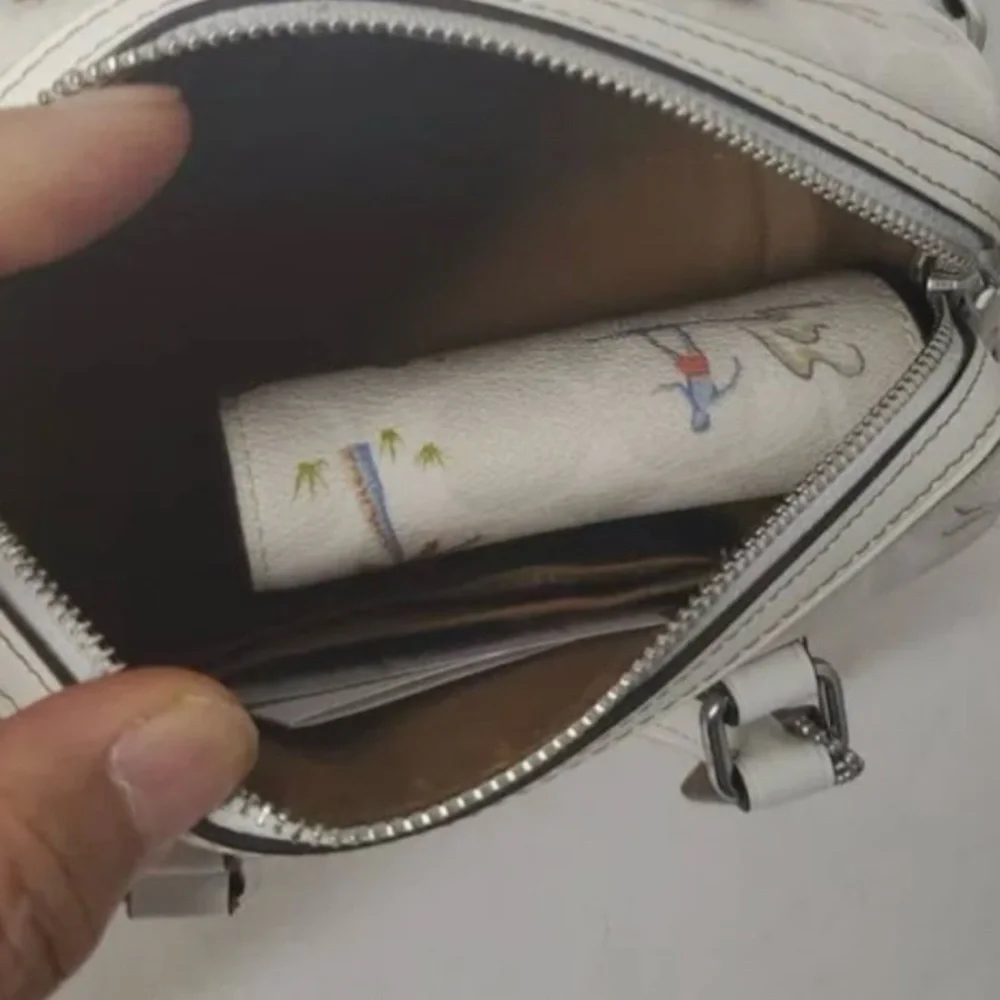 Coach Mini Rowan Satchel/Crossbody with wallet in Hula Print - Picture 2 of 14